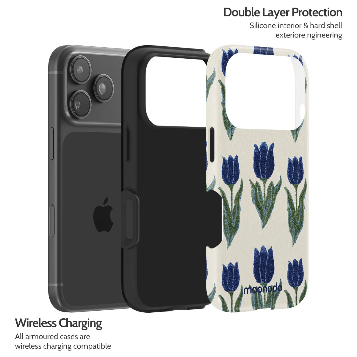 Midnight Tulip - iPhone 17 Pro Case
