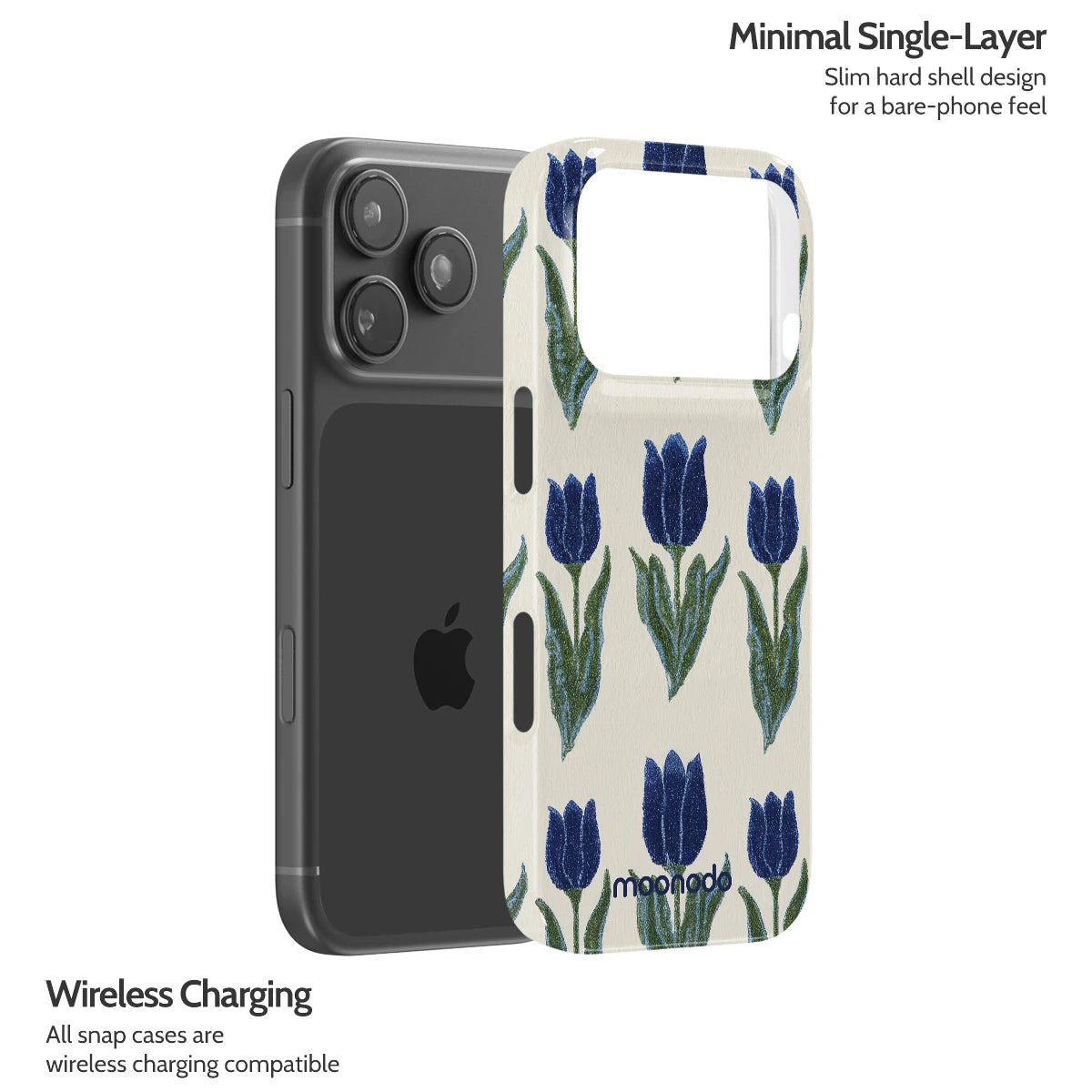 Midnight Tulip - iPhone 17 Pro Case