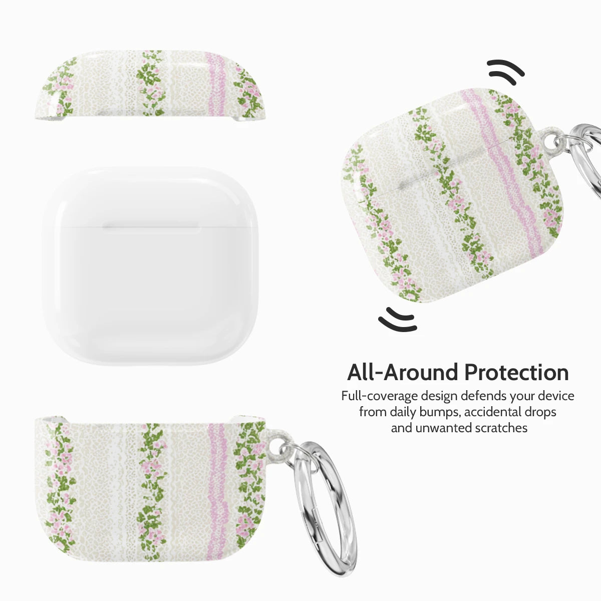 Rosewater Reverie - AirPods 4 Case
