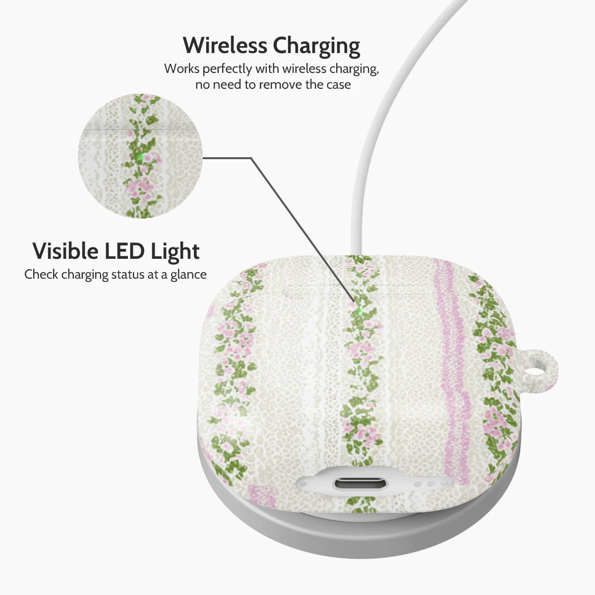 Rosewater Reverie - AirPods 4 Case