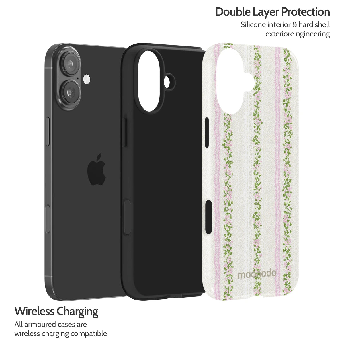 Rosewater Reverie - iPhone 16 Plus Case