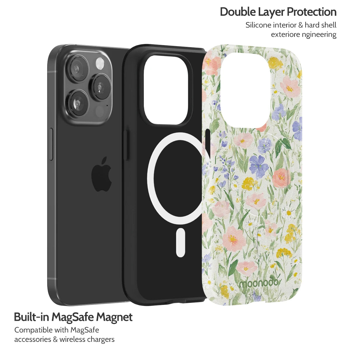 Pastel Poetry - iPhone 15 Pro Case