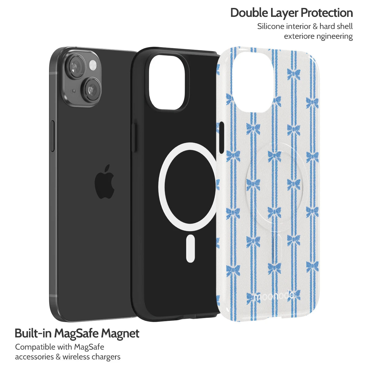 Azure Etude - iPhone 15 Plus Case
