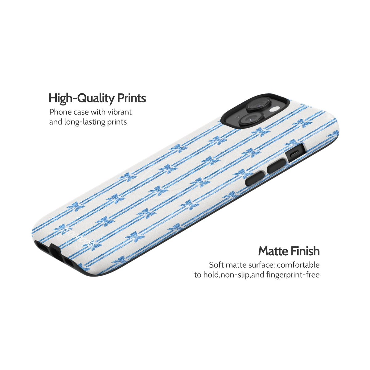 Azure Etude - iPhone 15 Plus Case