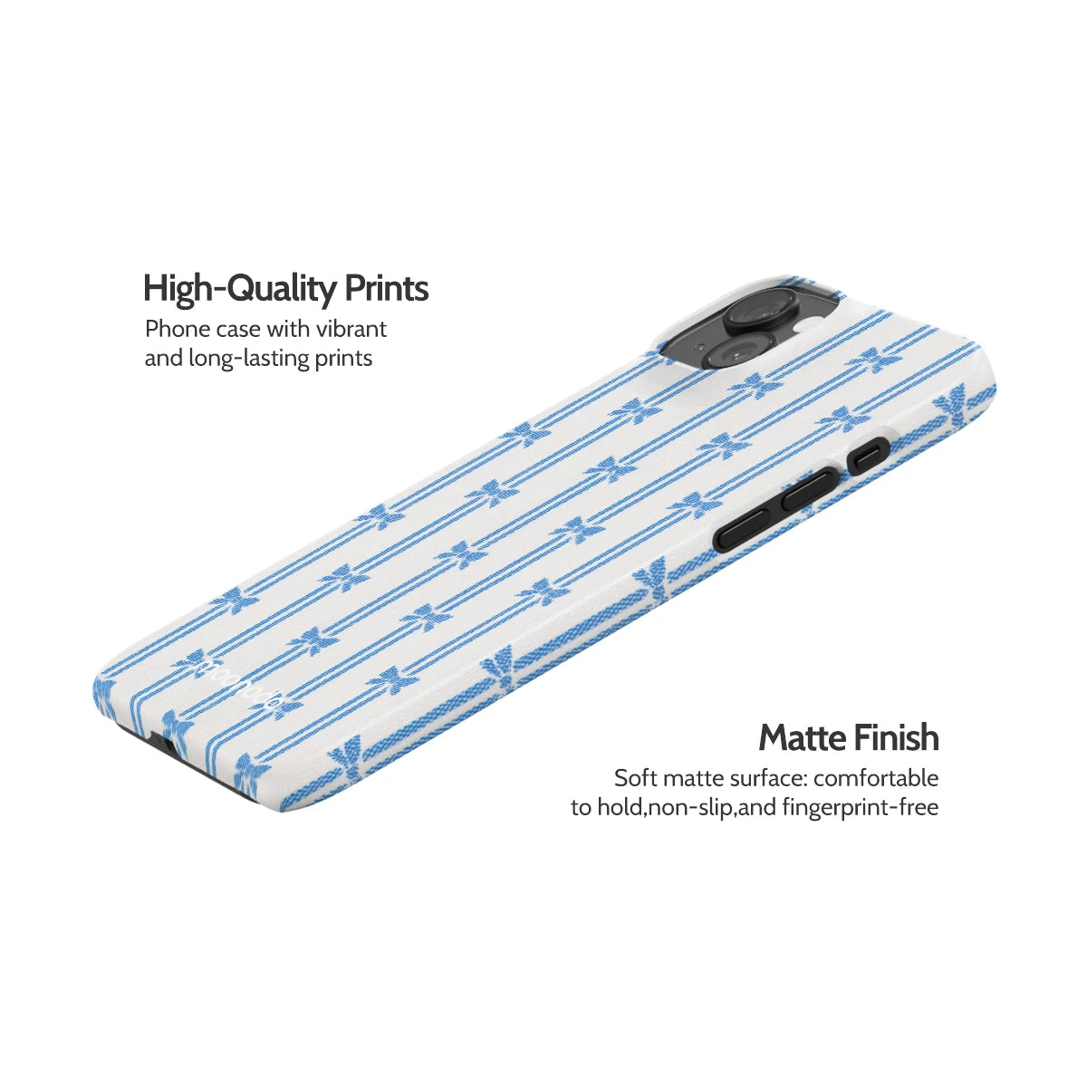 Azure Etude - iPhone 15 Plus Case