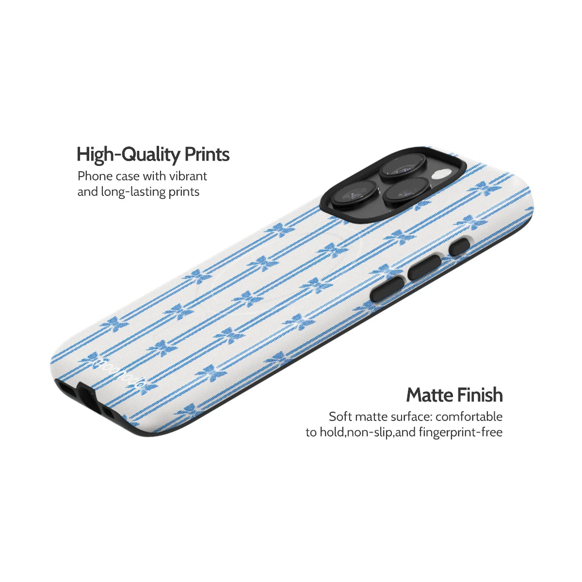 Azure Etude - iPhone 15 Pro Case