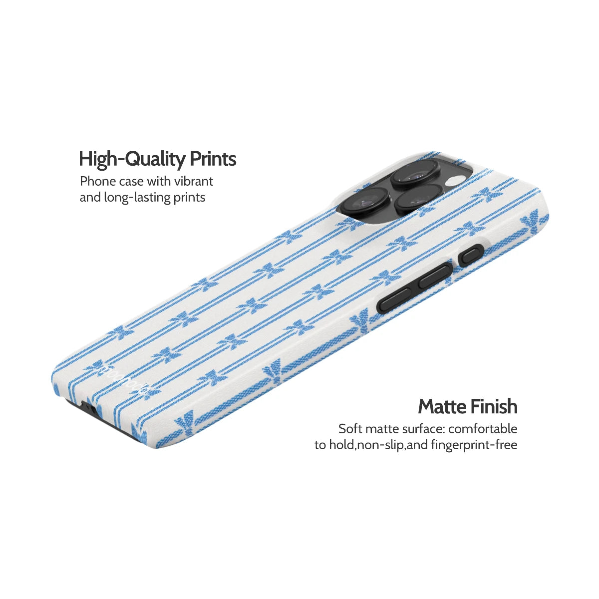 Azure Etude - iPhone 15 Pro Case