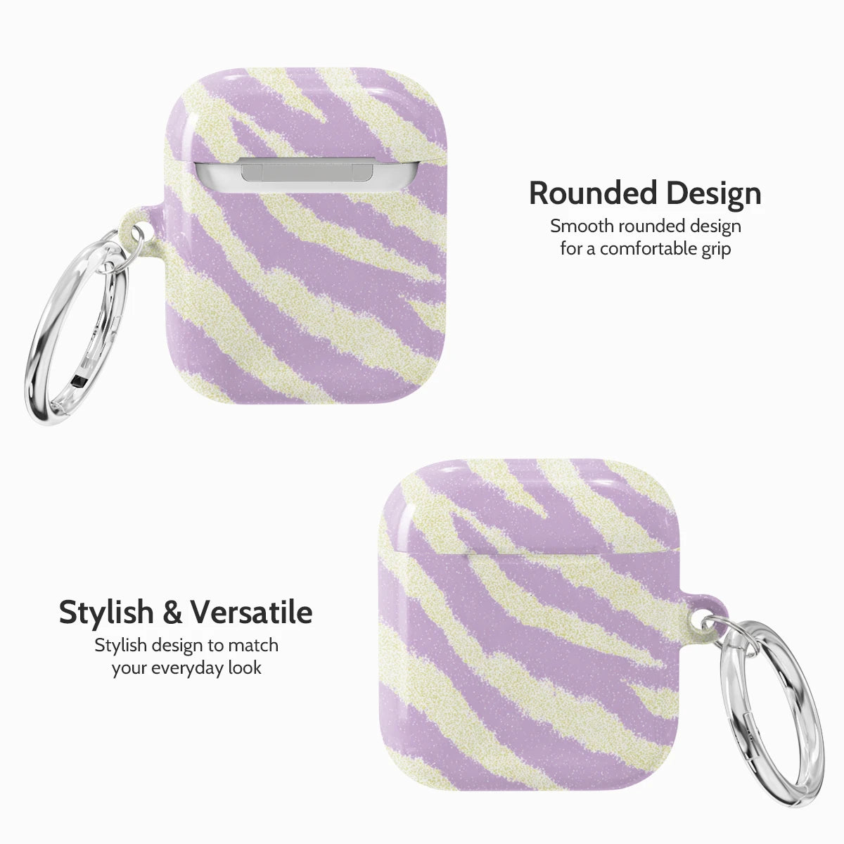 Lavender Pulse - AirPods 1 & 2 Case
