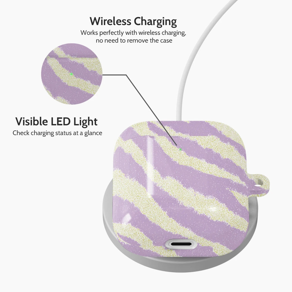 Lavender Pulse - AirPods 1 & 2 Case