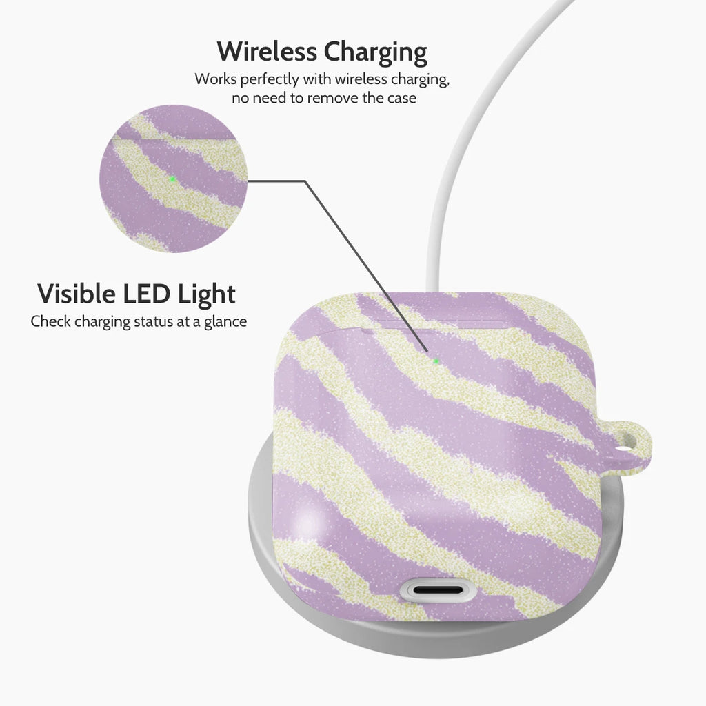 Lavender Pulse - AirPods 1 & 2 Case