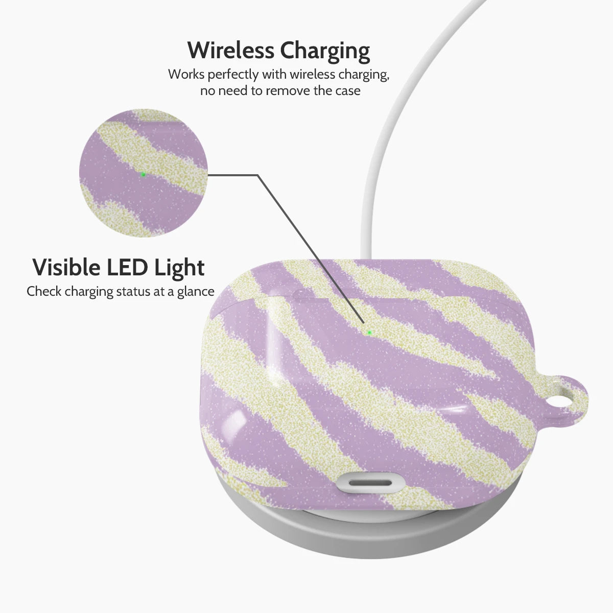 Lavender Pulse - AirPods 3 Case