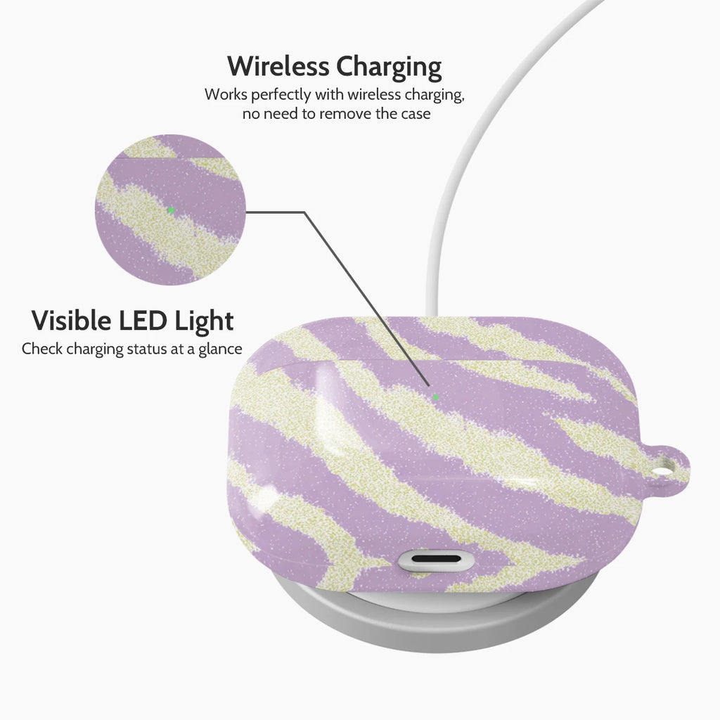 Lavender Pulse - AirPods Pro 1 Case