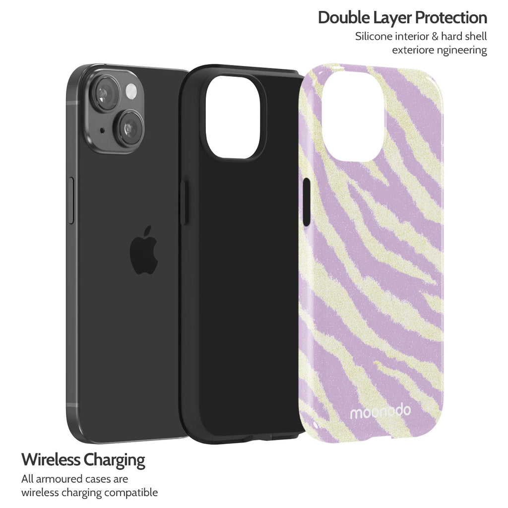 Lavender Pulse - iPhone 15 Case