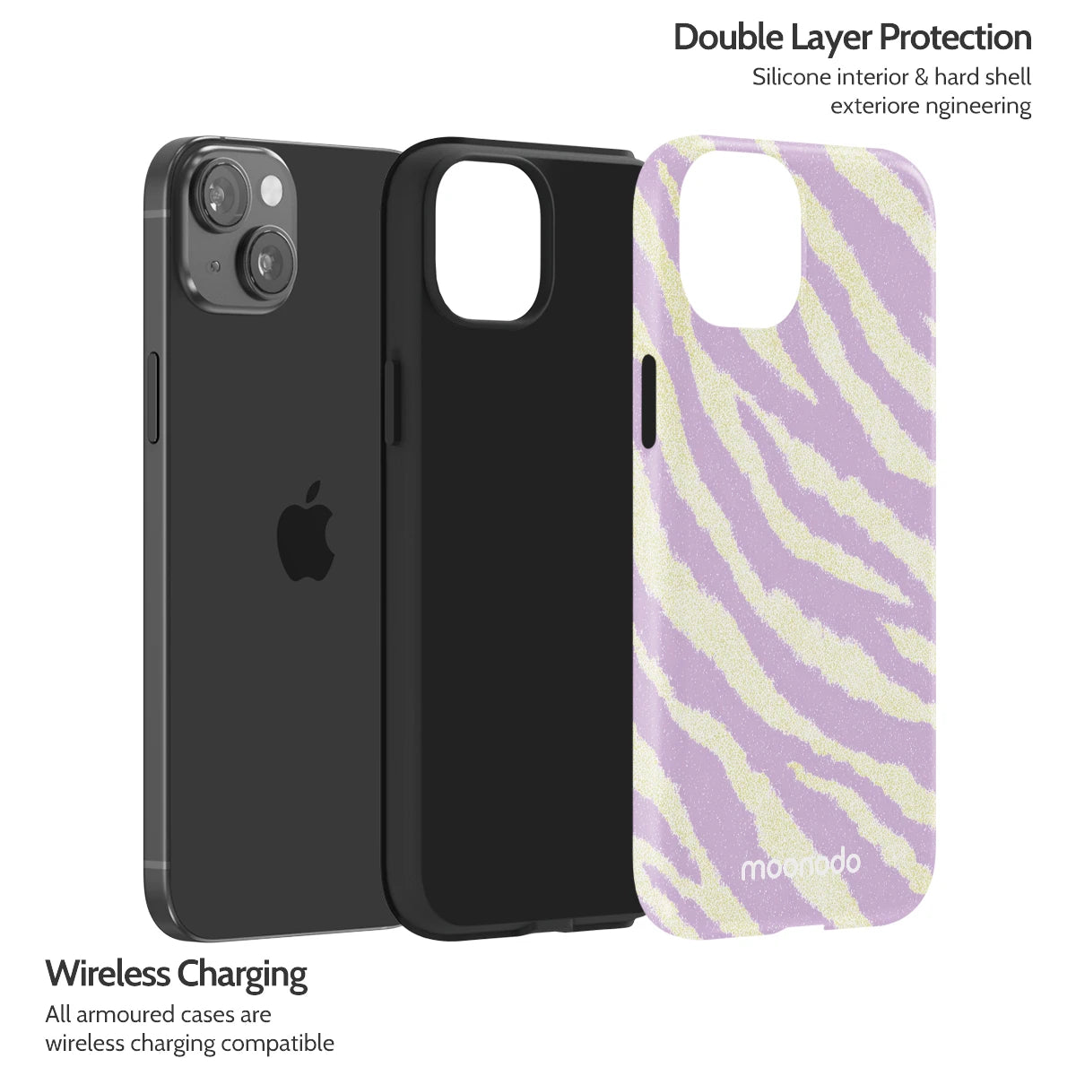 Lavender Pulse - iPhone 15 Plus Case