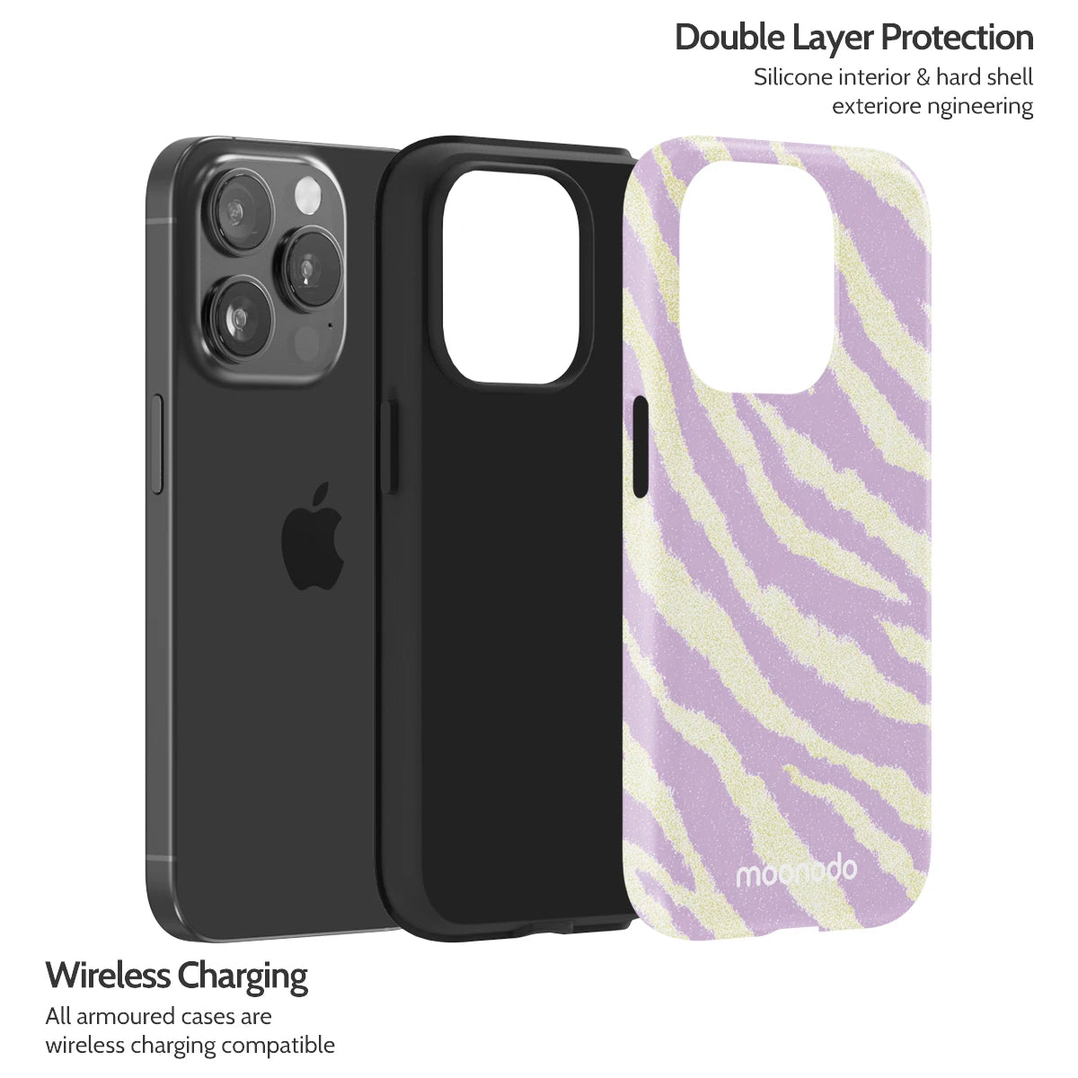 Lavender Pulse - iPhone 15 Pro Case