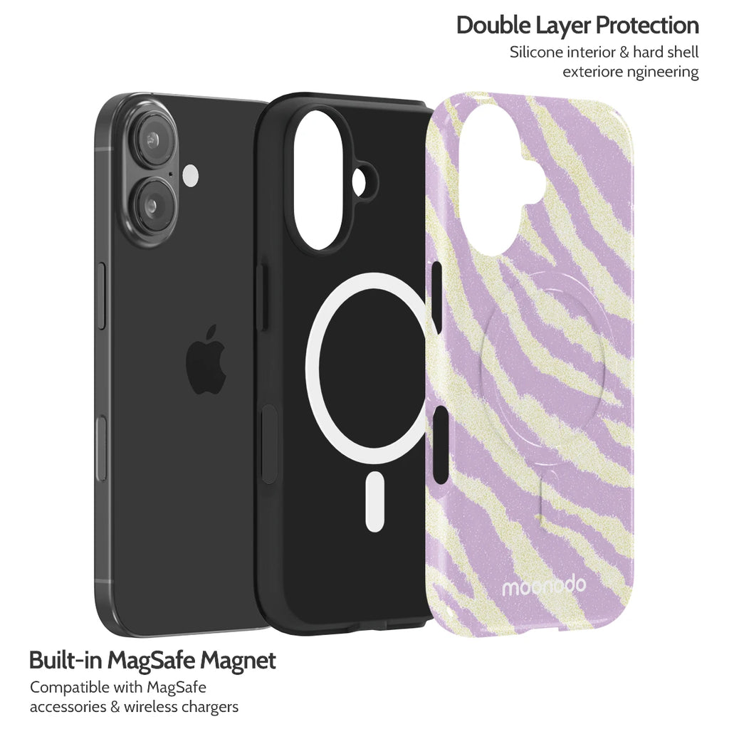 Lavender Pulse - iPhone 16 Case
