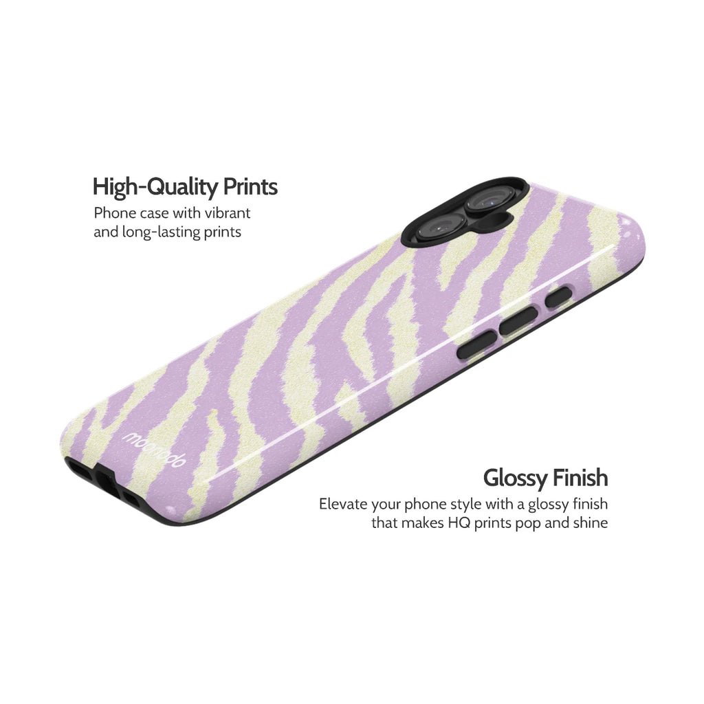 Lavender Pulse - iPhone 16 Plus Case