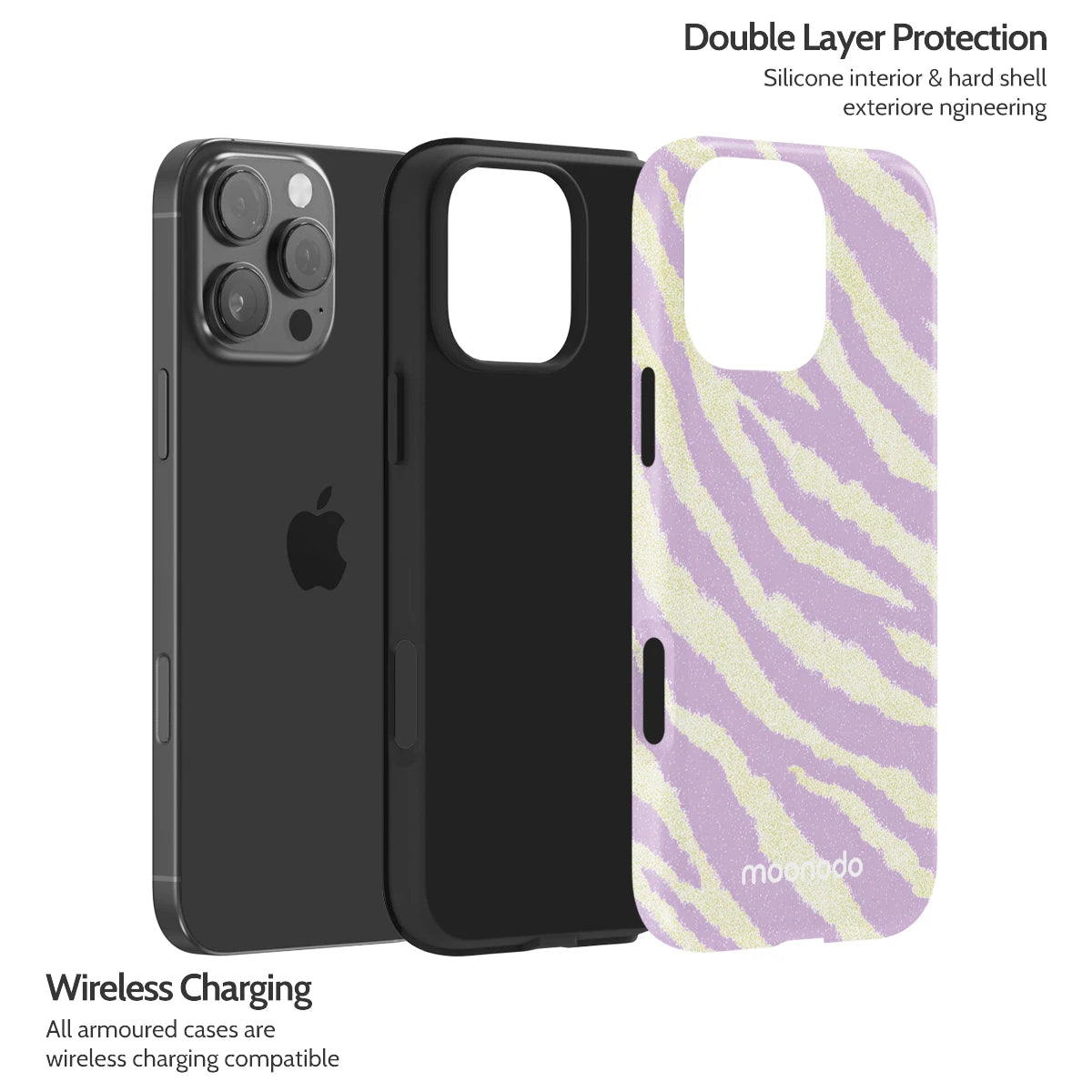 Lavender Pulse - iPhone 16 Pro Max Case