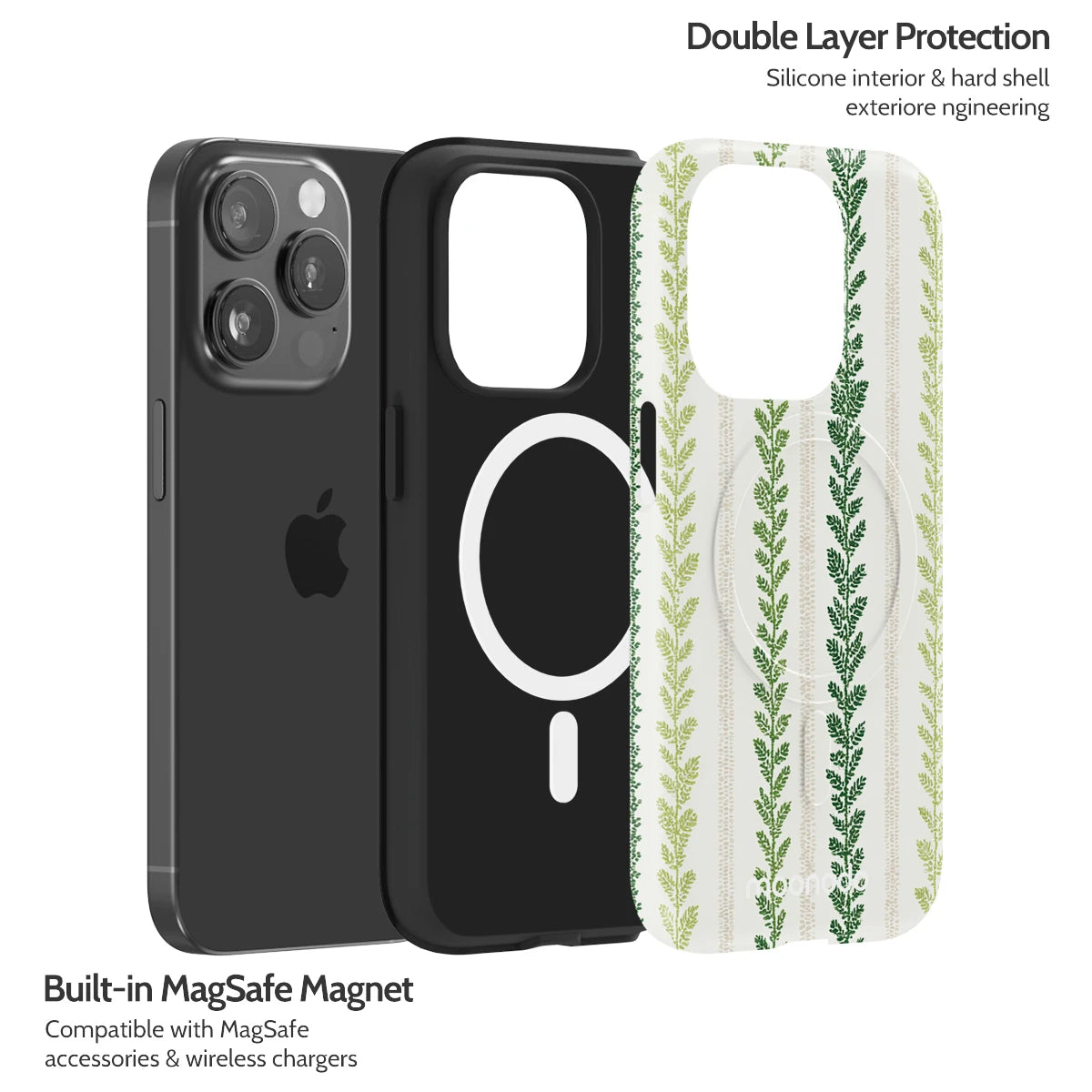 Botanical Row - iPhone 15 Pro Case