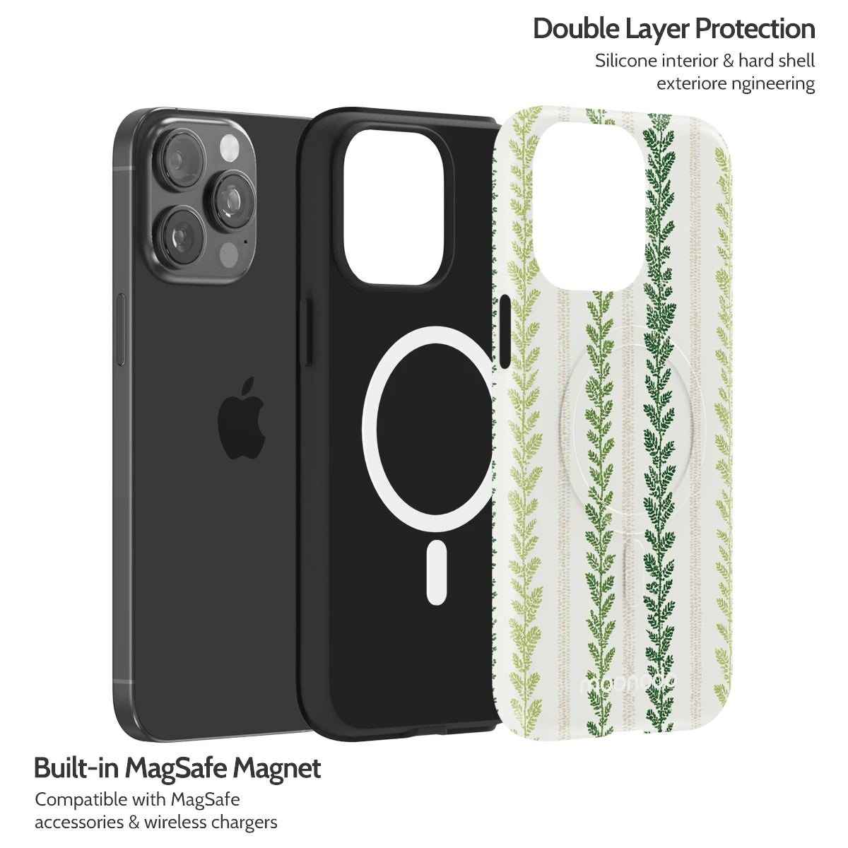 Botanical Row - iPhone 15 Pro Max Case