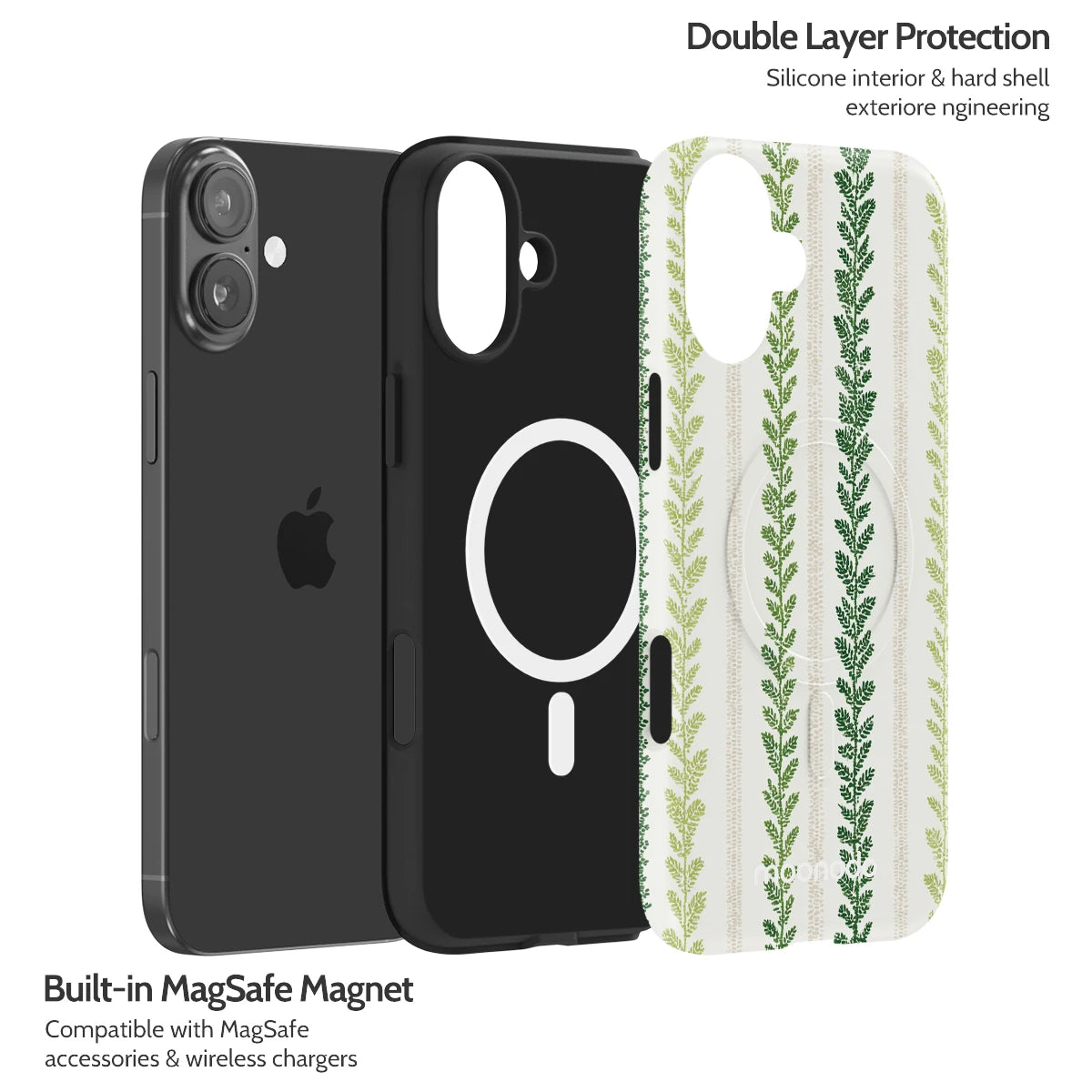 Botanical Row - iPhone 16 Plus Case