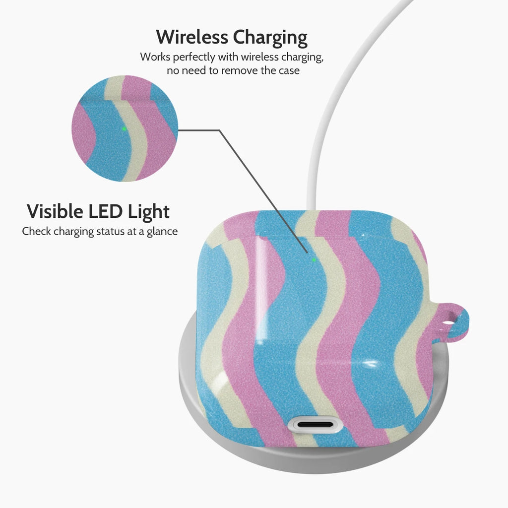 Bubblegum Tide - AirPods 1 & 2 Case