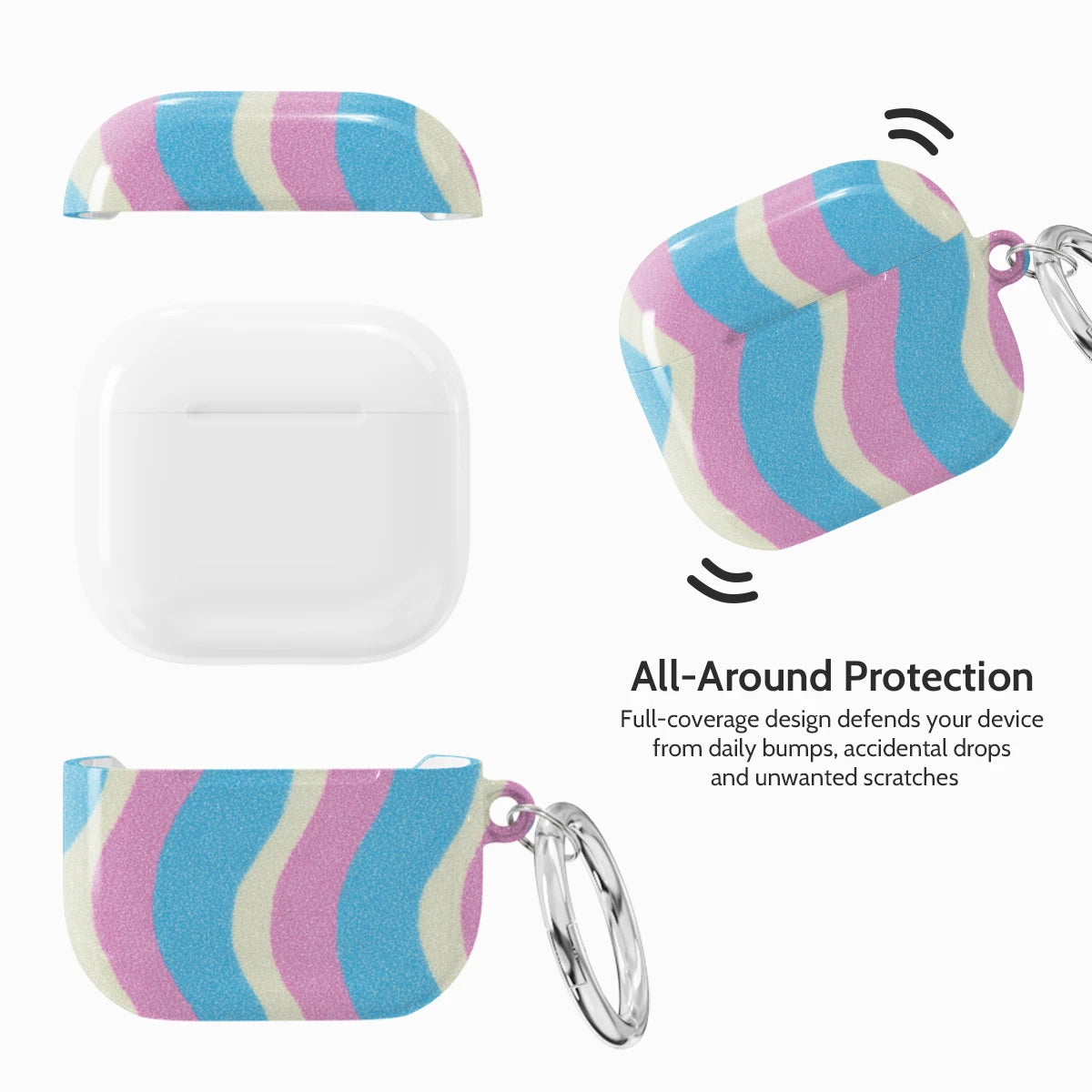 Bubblegum Tide - AirPods 4 Case