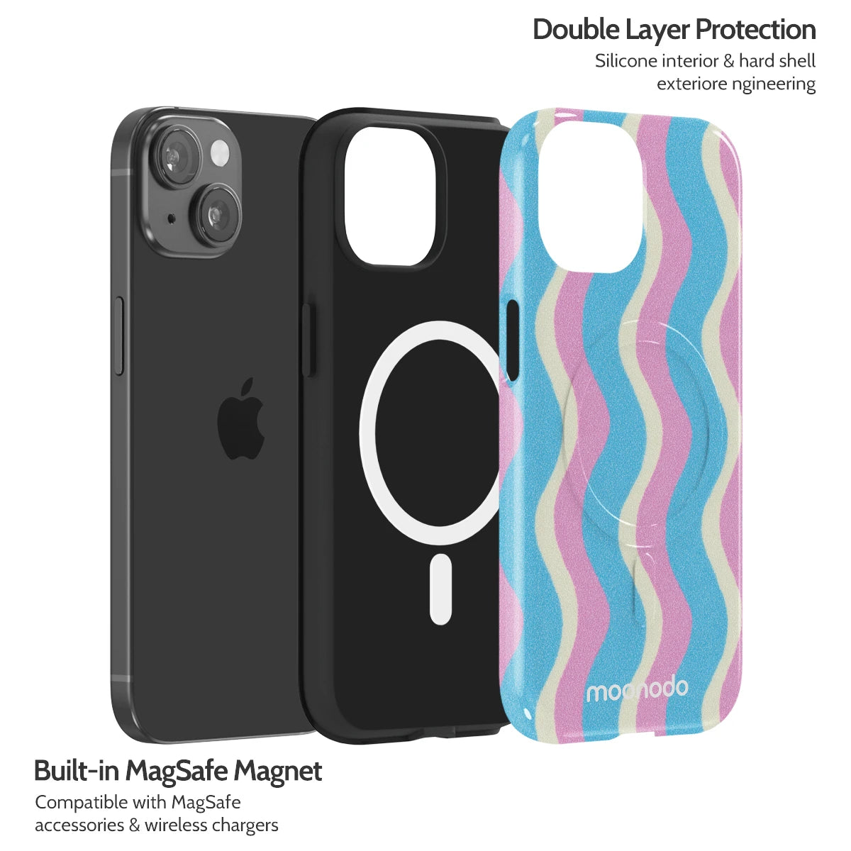 Bubblegum Tide - iPhone 15 Case