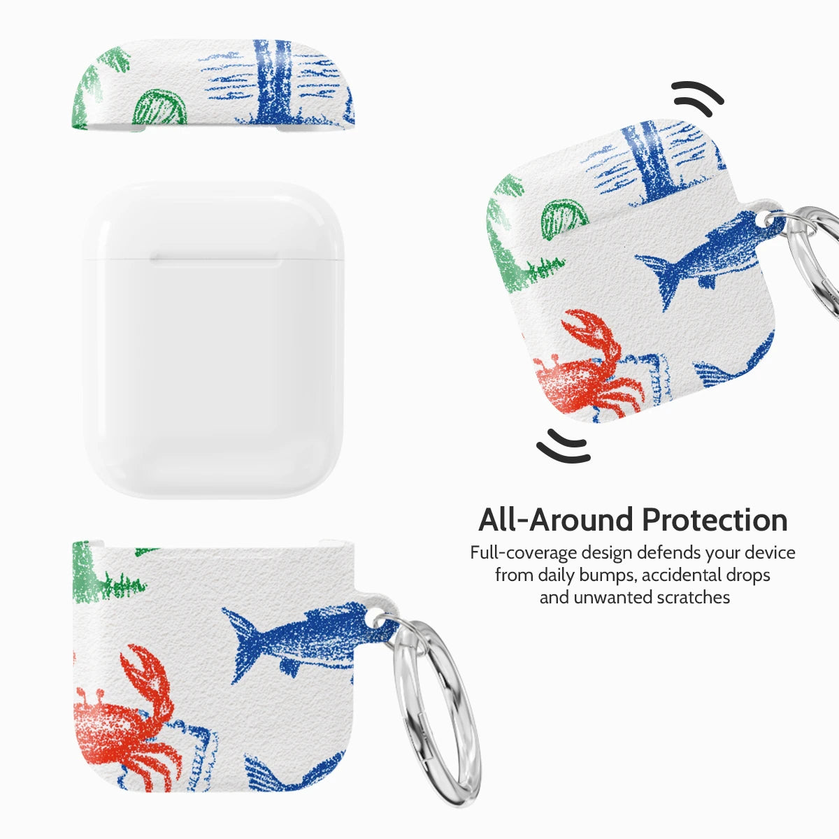 Crayon Coast - AirPods 1 & 2 Case