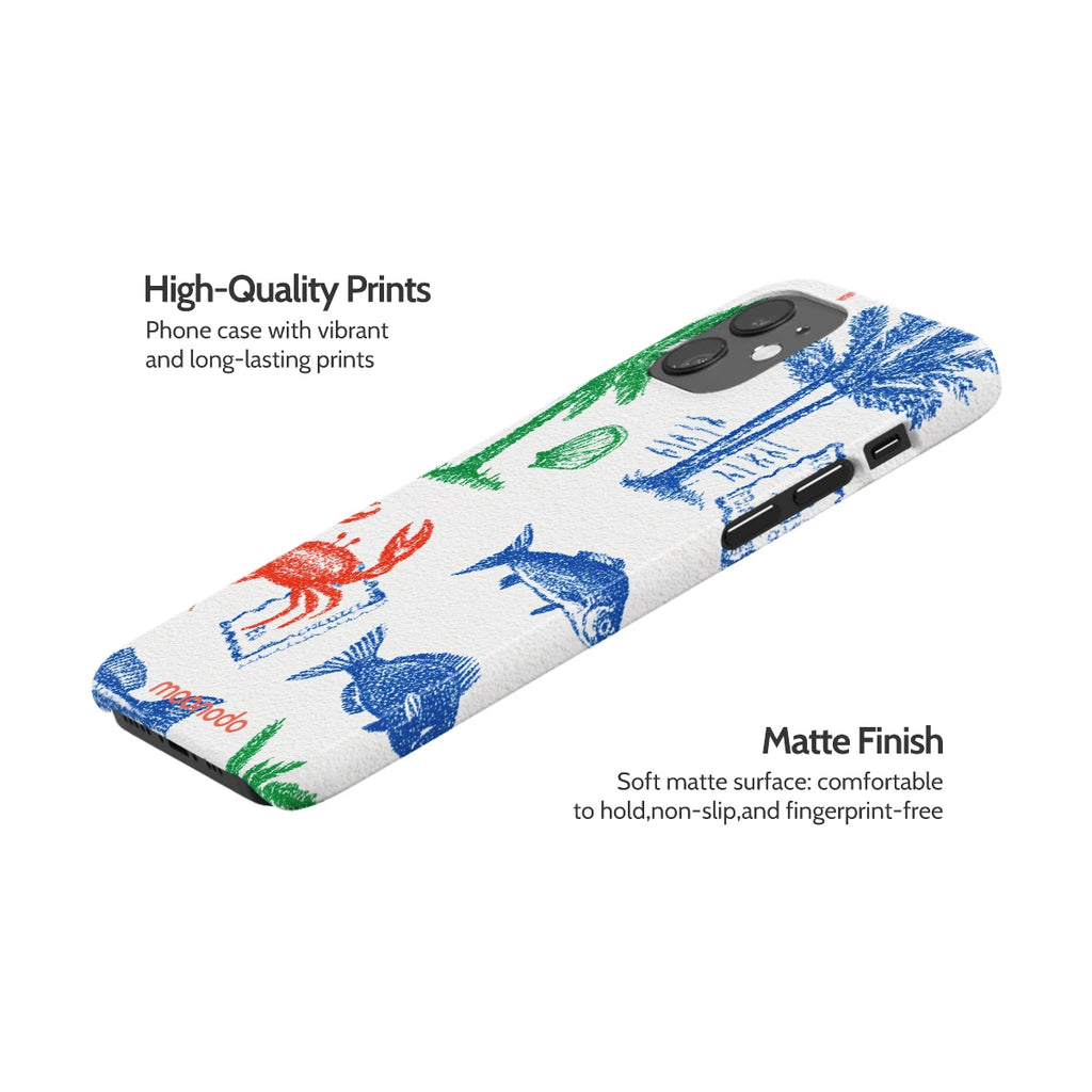 Crayon Coast - iPhone 12 Case