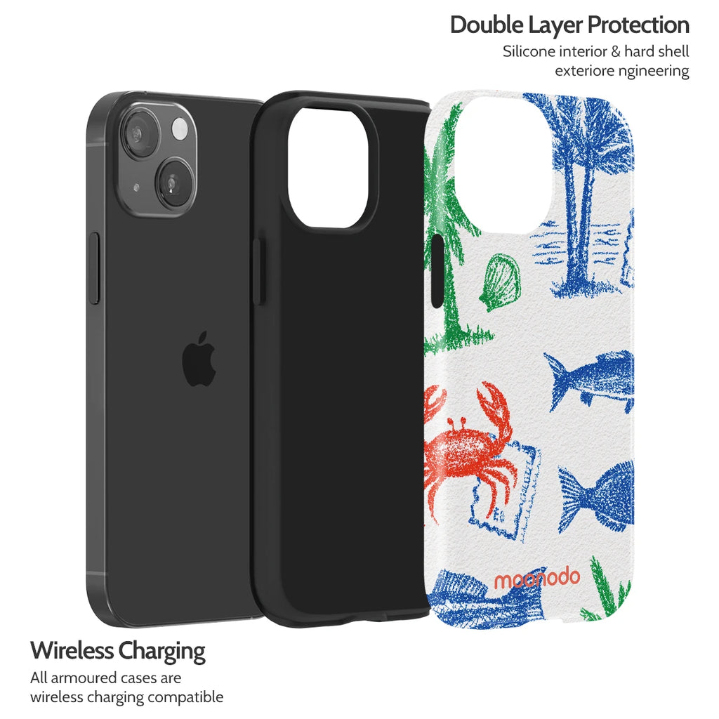 Crayon Coast - iPhone 13 Mini Case