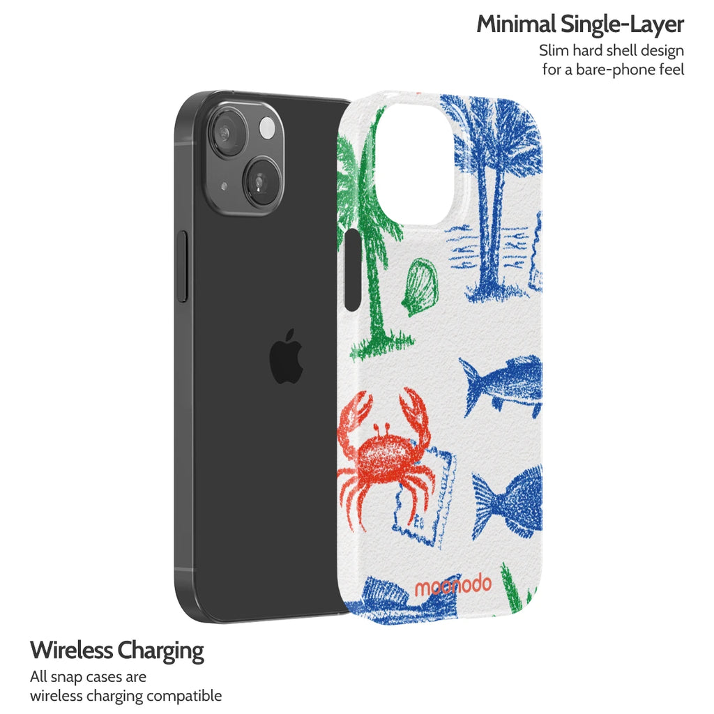 Crayon Coast - iPhone 13 Mini Case