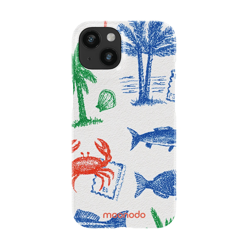 Crayon Coast - iPhone 14 Case