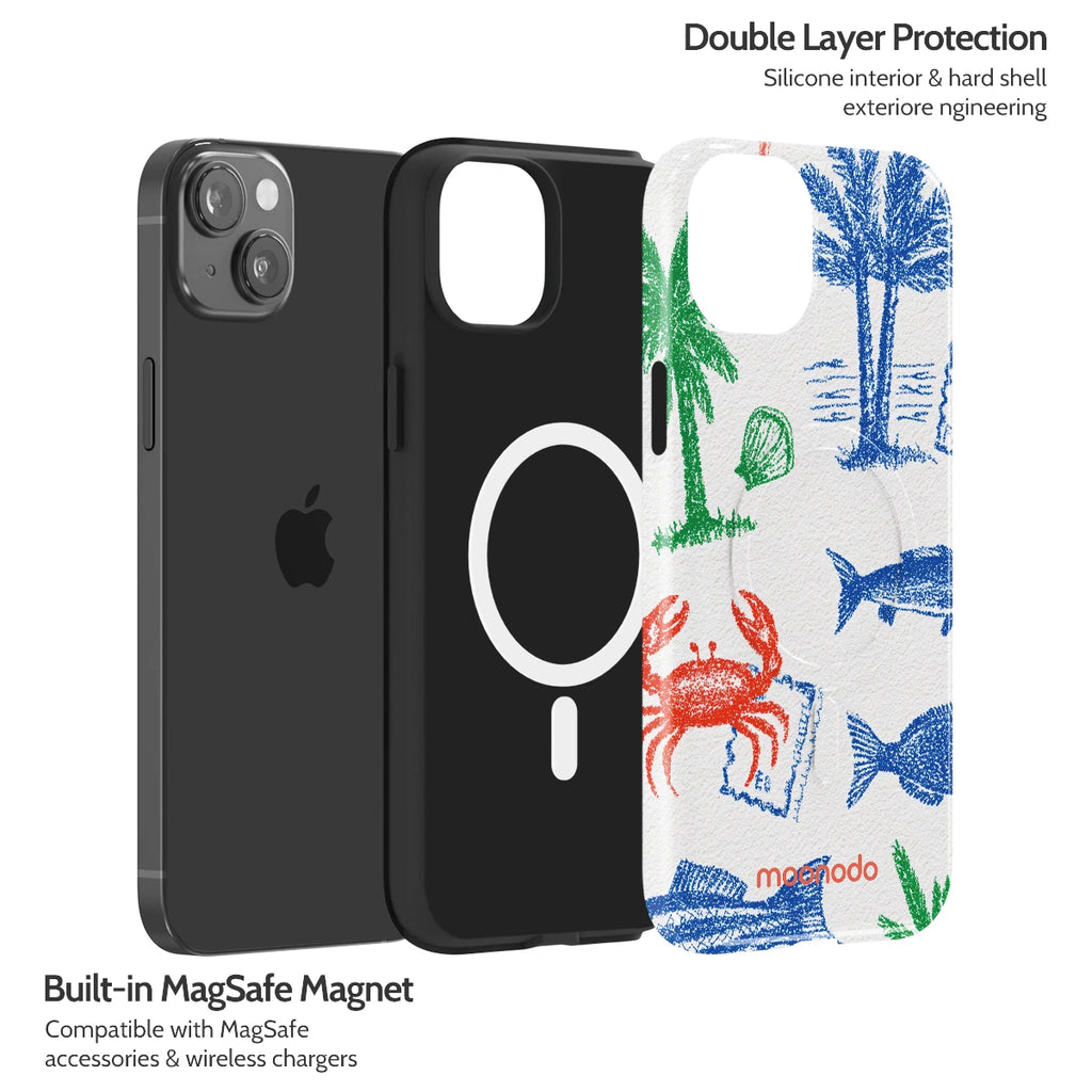 Crayon Coast - iPhone 14 Plus Case