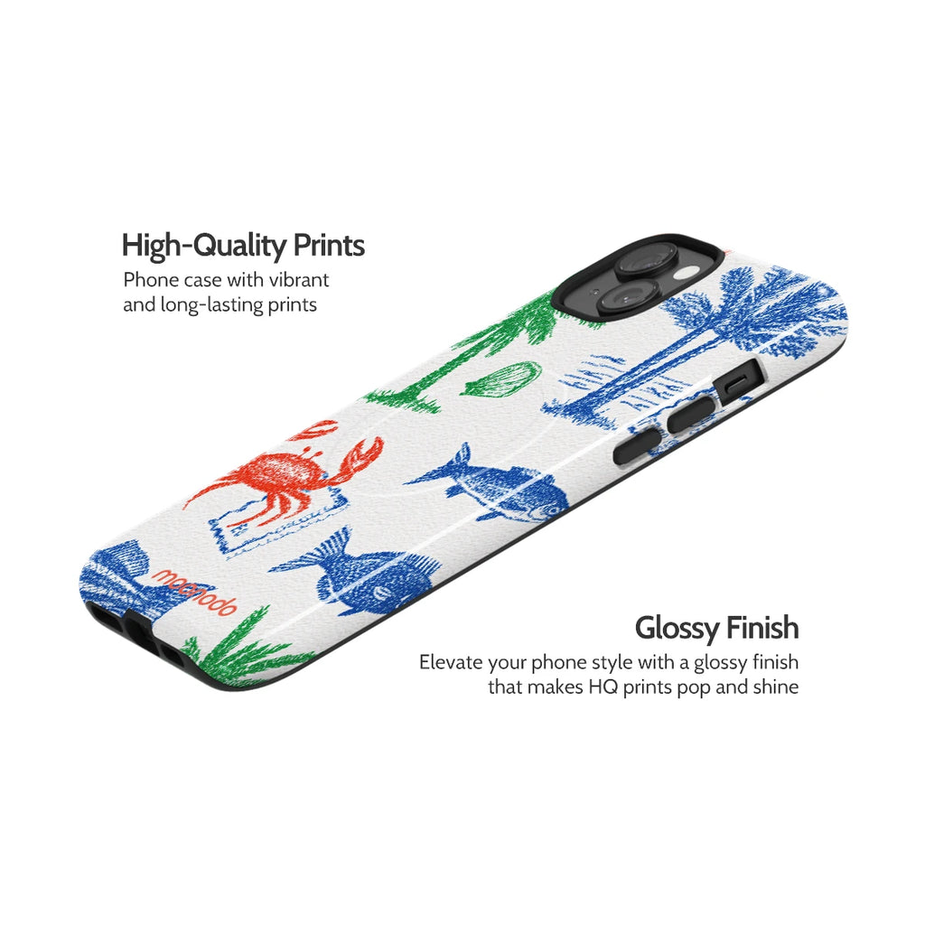 Crayon Coast - iPhone 15 Plus Case