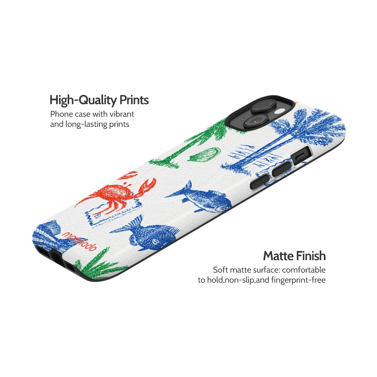 Crayon Coast - iPhone 15 Plus Case