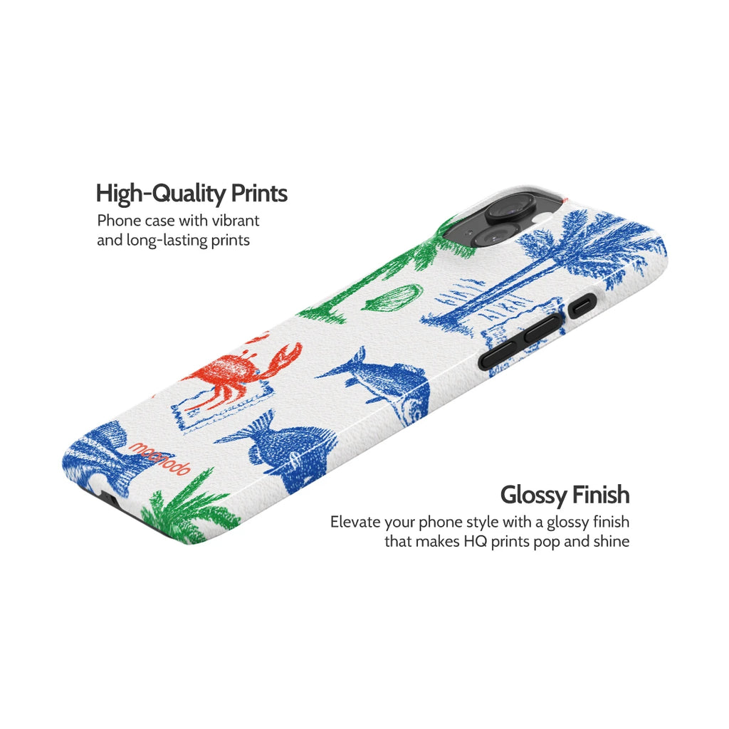 Crayon Coast - iPhone 15 Plus Case