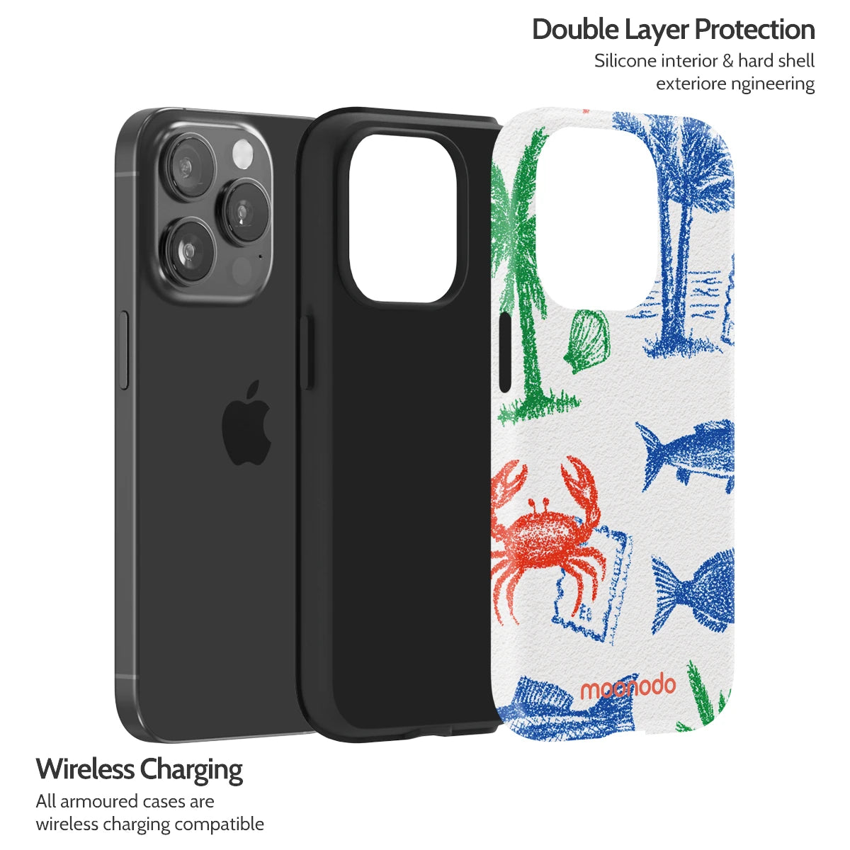 Crayon Coast - iPhone 15 Pro Case