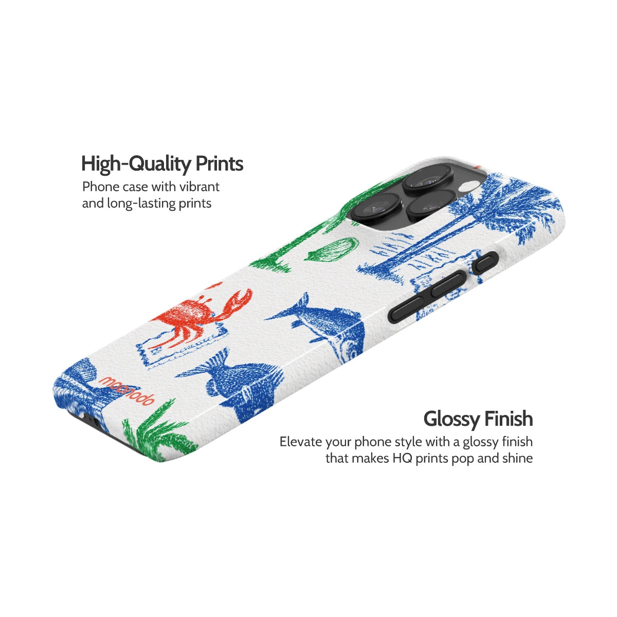 Crayon Coast - iPhone 15 Pro Case