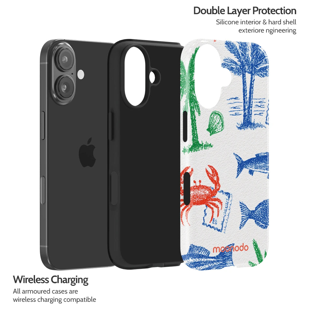 Crayon Coast - iPhone 16 Case
