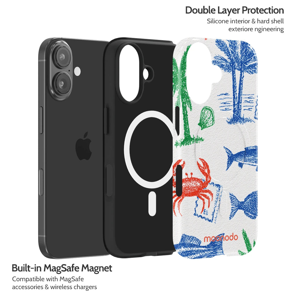 Crayon Coast - iPhone 16 Case