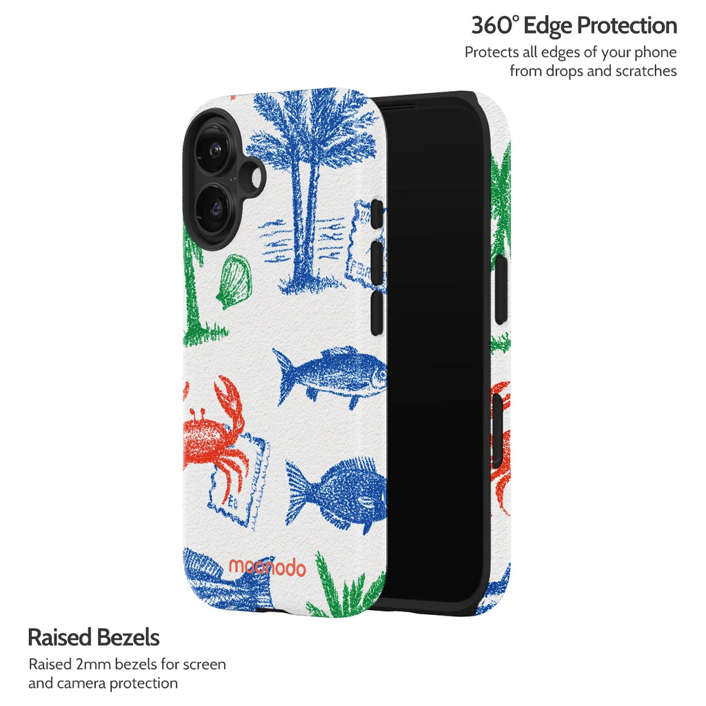 Crayon Coast - iPhone 16 Case