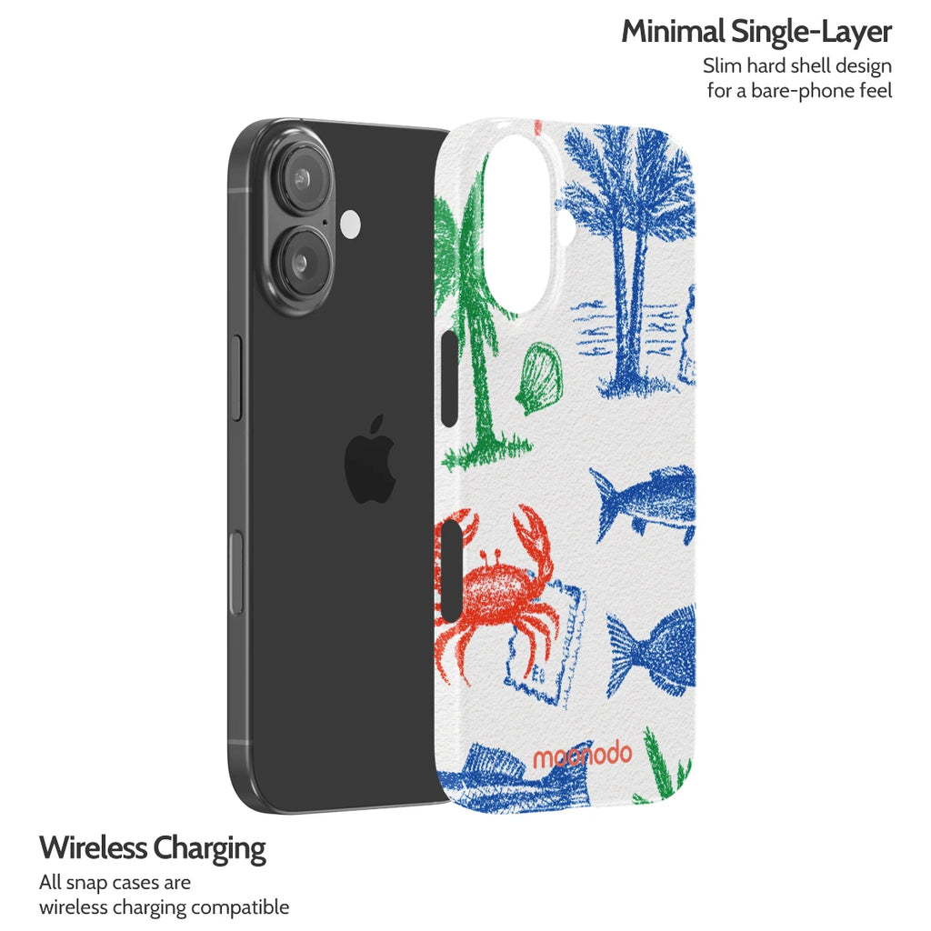 Crayon Coast - iPhone 16 Case