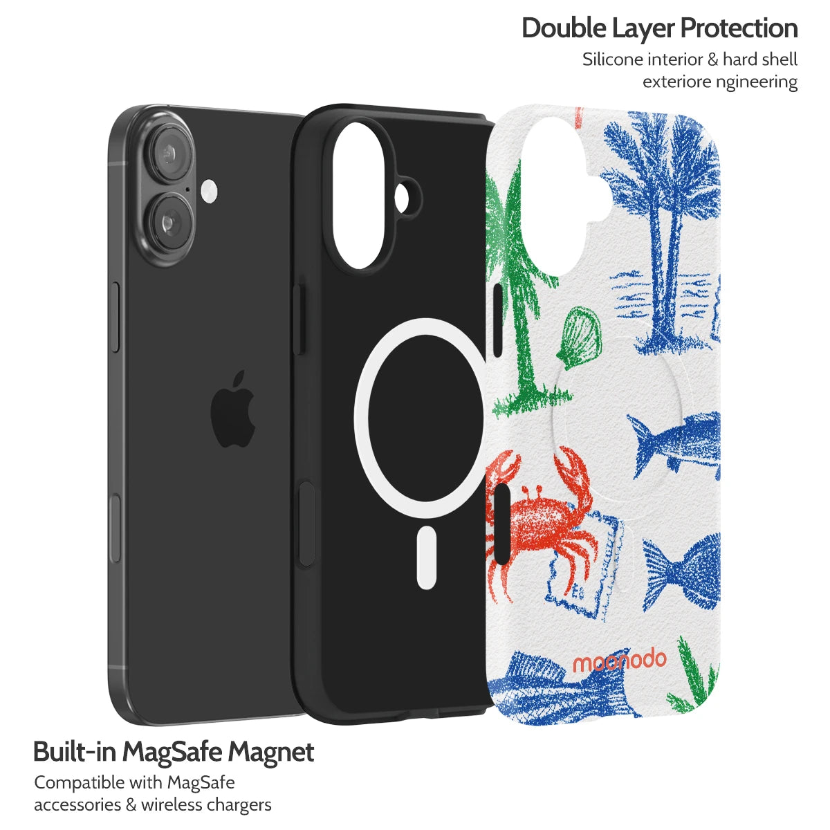 Crayon Coast - iPhone 16 Plus Case