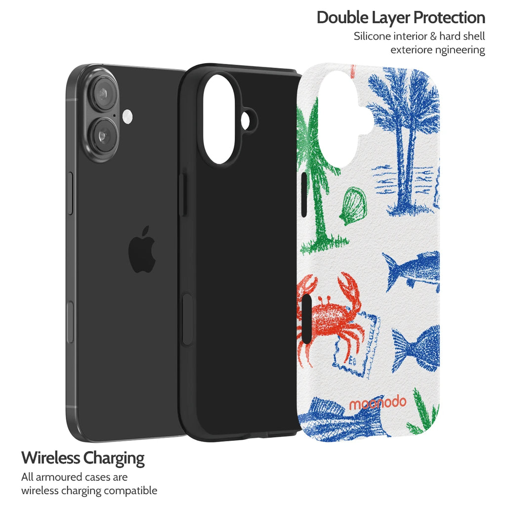 Crayon Coast - iPhone 16 Plus Case