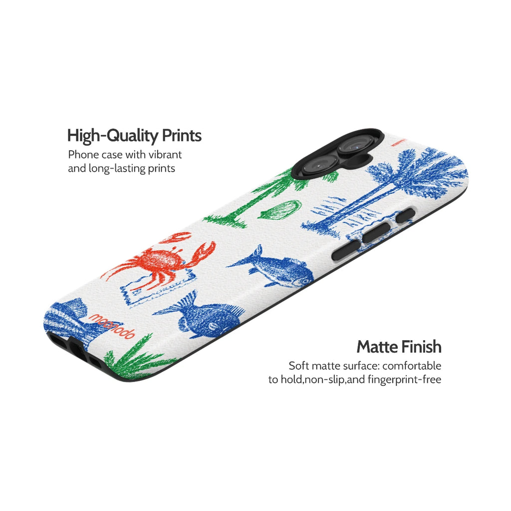 Crayon Coast - iPhone 16 Plus Case
