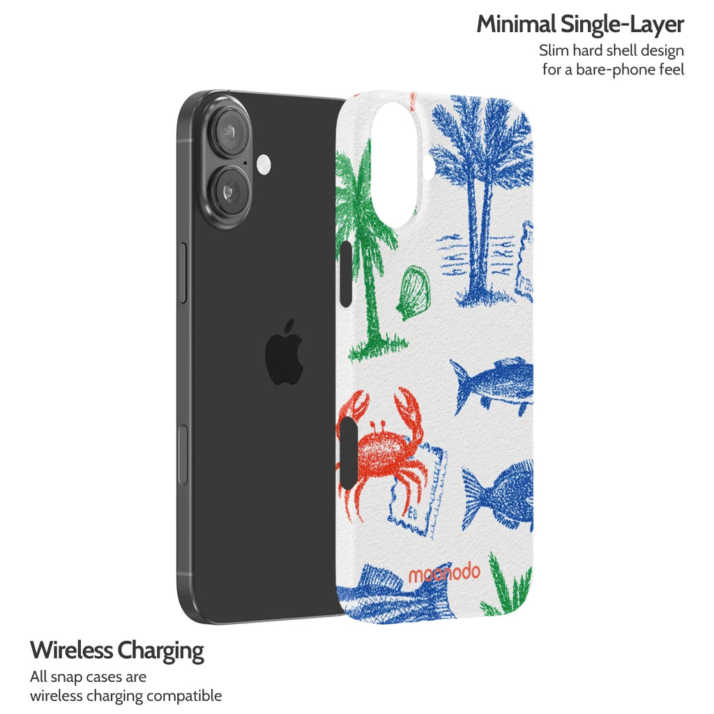 Crayon Coast - iPhone 16 Plus Case