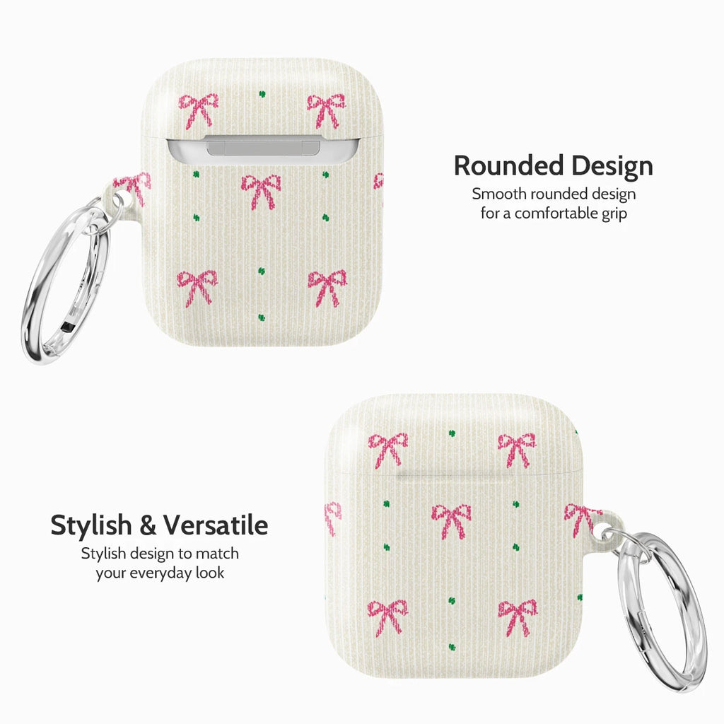 Rosy Ribbon - AirPods 1 & 2 Case