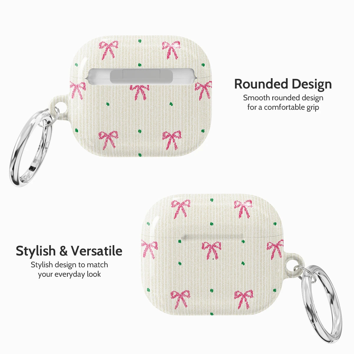 Rosy Ribbon - AirPods 3 Case