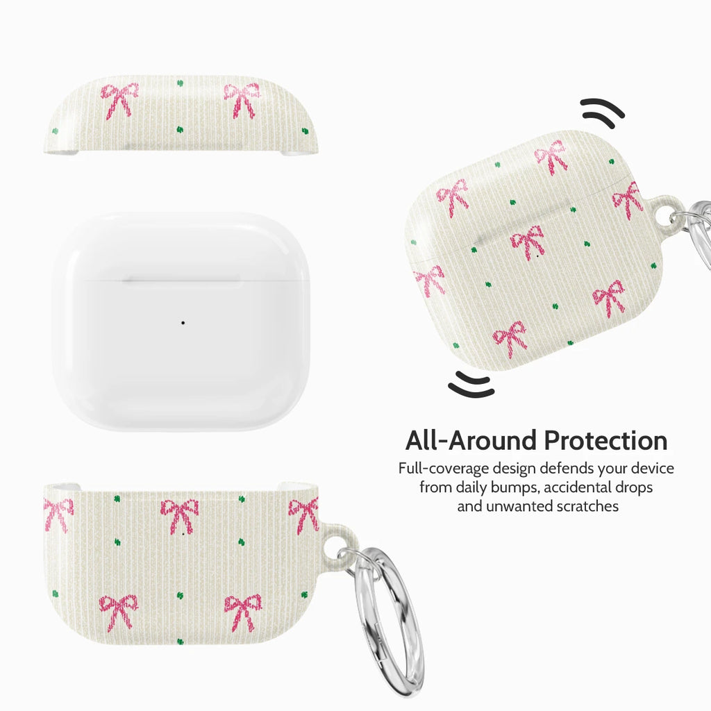 Rosy Ribbon - AirPods 3 Case